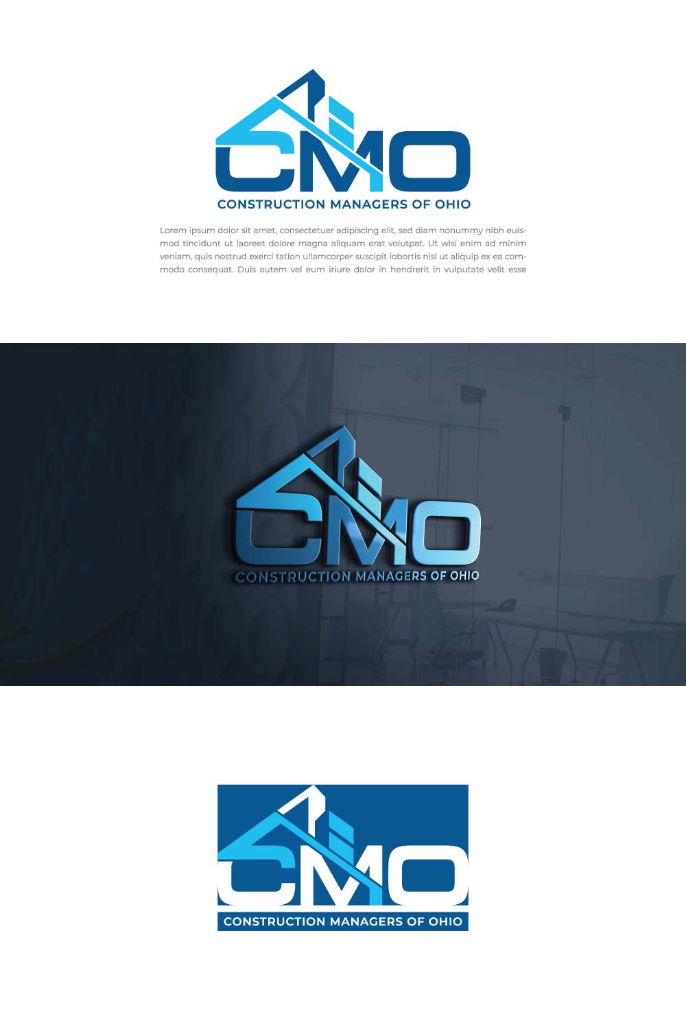 Diseño de Logo por TrisDesign para Construction Managers of Ohio | Diseño #30512469