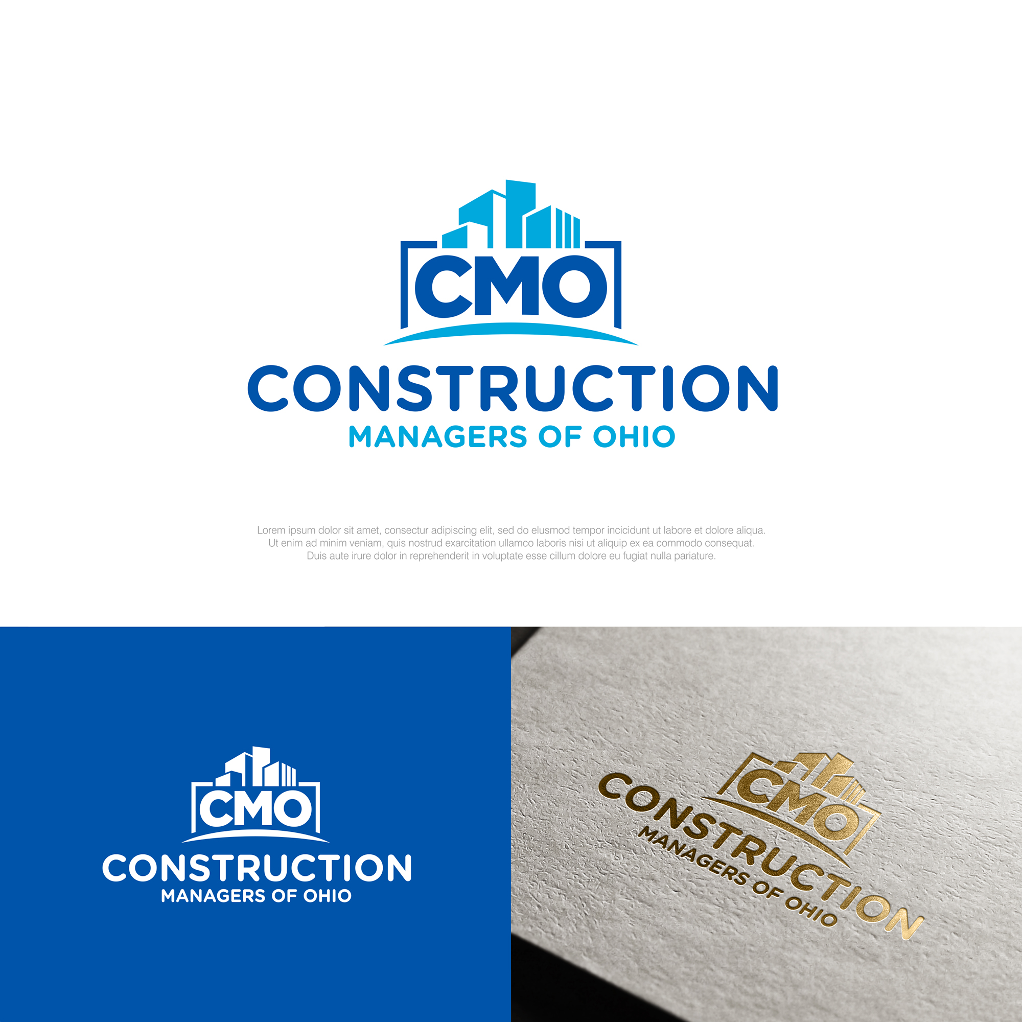 Diseño de Logo por futony para Construction Managers of Ohio | Diseño #30491811