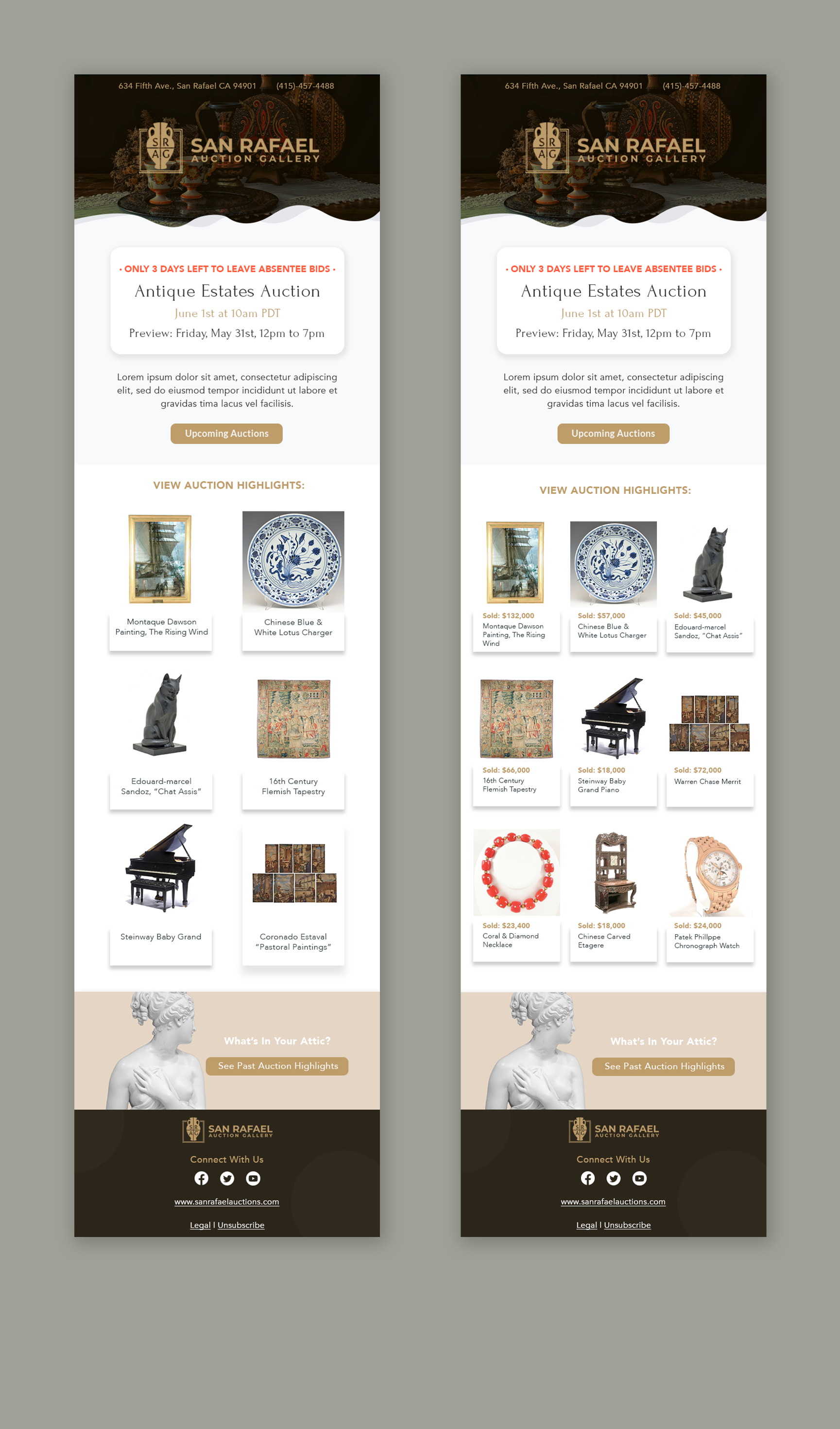 Newsletter Design by C9 Designs for Matt Wechsler | Design #30500132