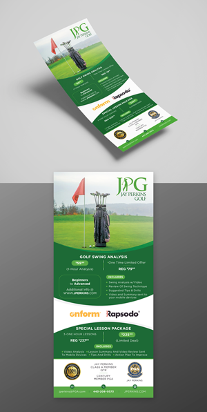 Flyer Design by KreativeMadz for Jay Perkins Golf | Design: #30499896