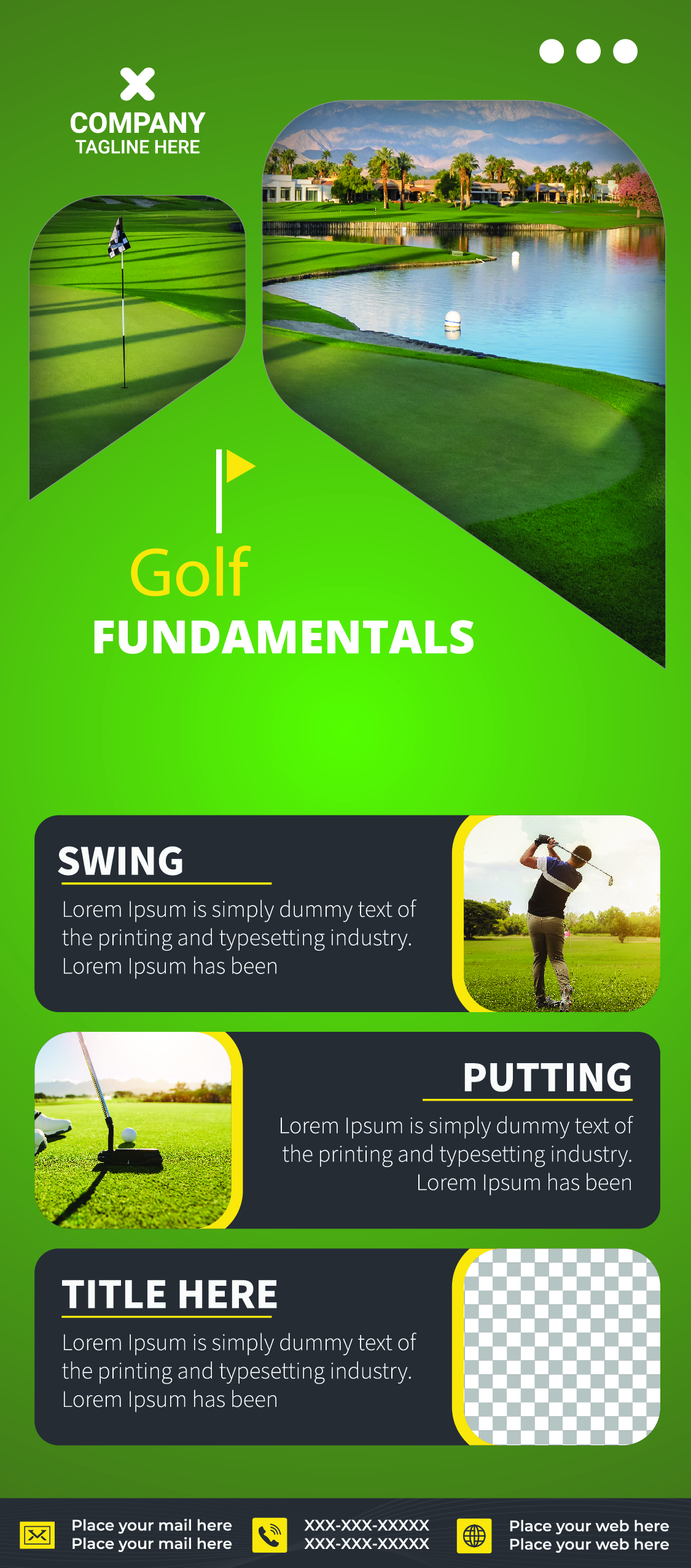 Diseño de Flyer por Designs By Justin King para Jay Perkins Golf | Diseño #30481101