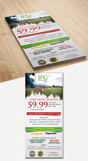 Flyer Design by creativemood438 for Jay Perkins Golf | Design: #30494561