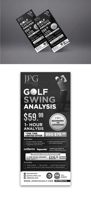 Diseño de Flyer por debdesign para Jay Perkins Golf | Diseño: #30493902