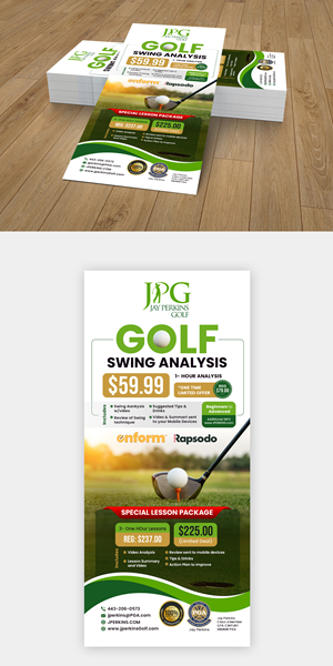 Diseño de Flyer por debdesign para Jay Perkins Golf | Diseño: #30493931
