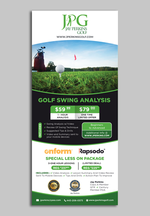 Diseño de Flyer por ecorokerz para Jay Perkins Golf | Diseño: #30493568