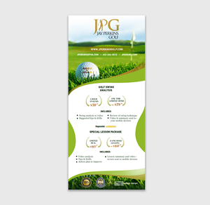 Diseño de Flyer por Lpross para Jay Perkins Golf | Diseño #30488704