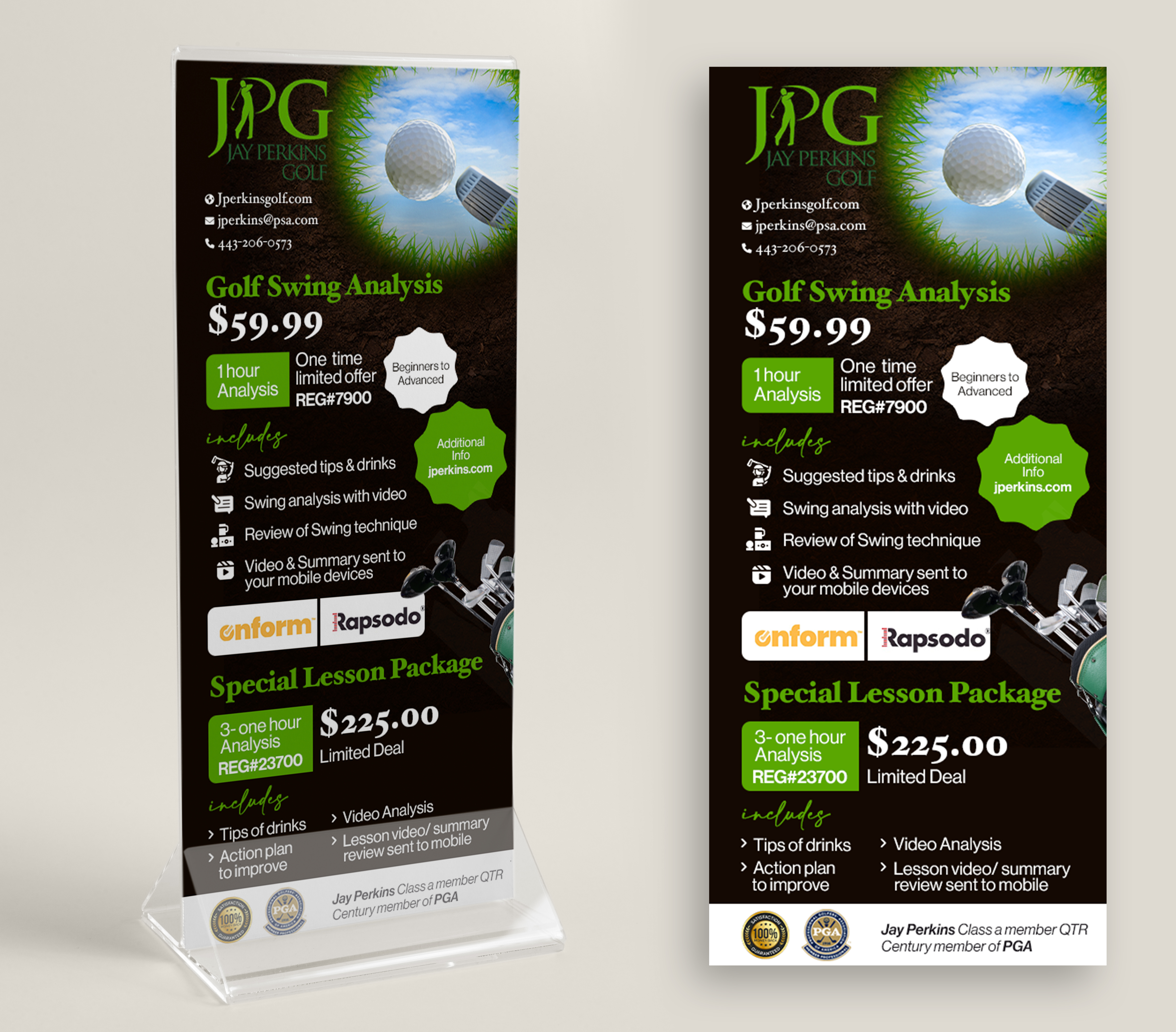Flyer-Design von Graphic Guy für Jay Perkins Golf | Design #30505897