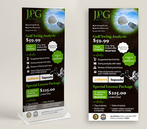 Diseño de Flyer por Graphic Guy para Jay Perkins Golf | Diseño #30505897