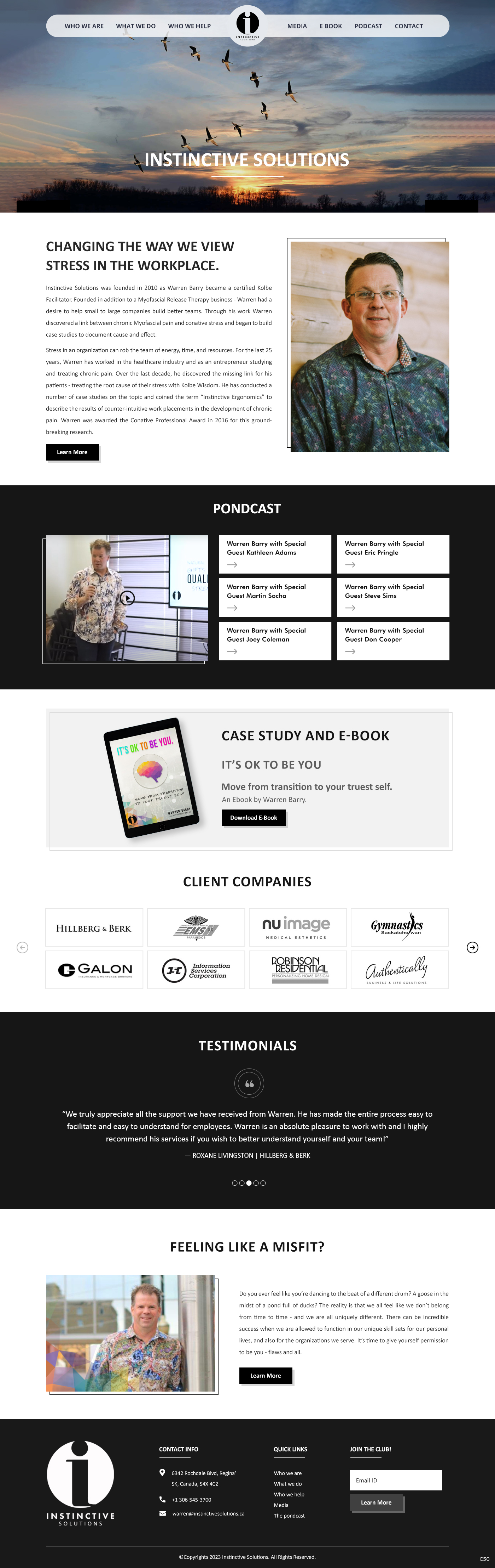 Web Design par pb pour Instinctive Solutions Inc. | Design : #30516254