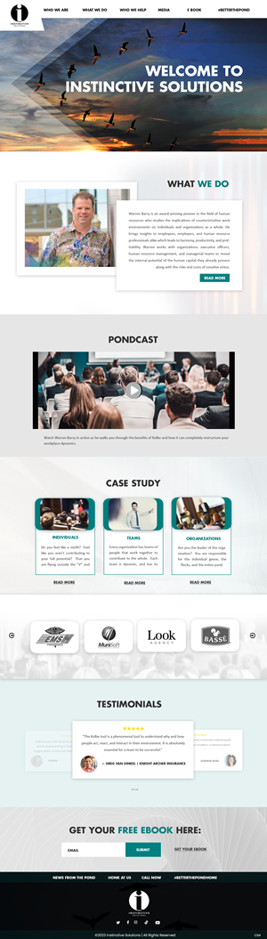 Web Design par pb pour Instinctive Solutions Inc. | Design : #30516264