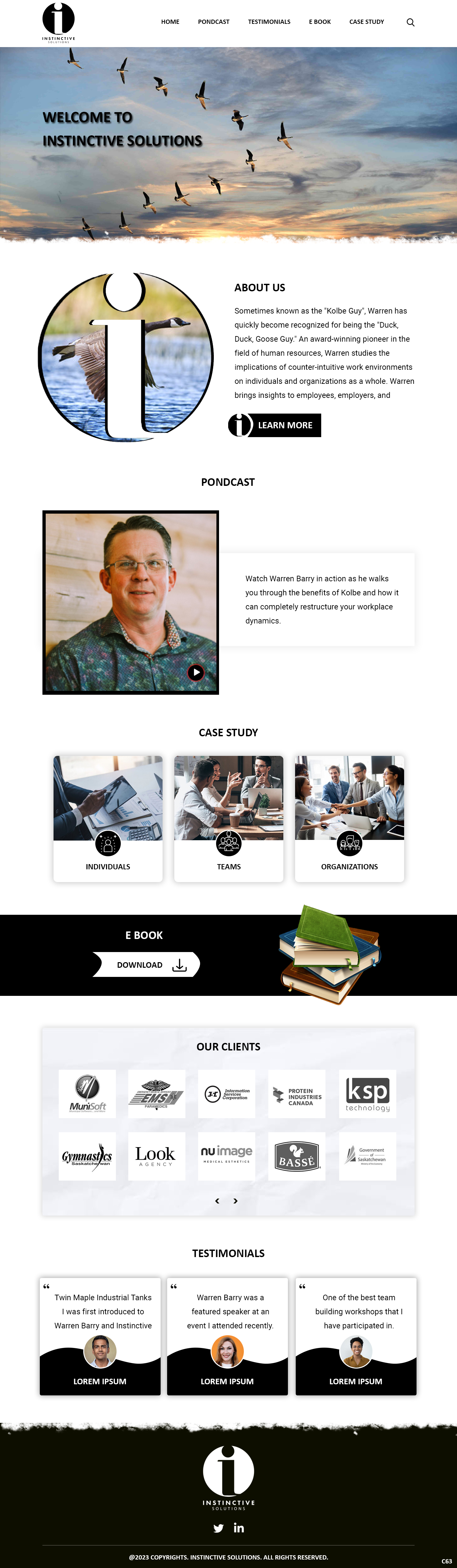 Web-Design von pb für Instinctive Solutions Inc. | Design #30516265