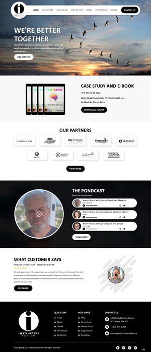 Web Design par pb pour Instinctive Solutions Inc. | Design : #30522281