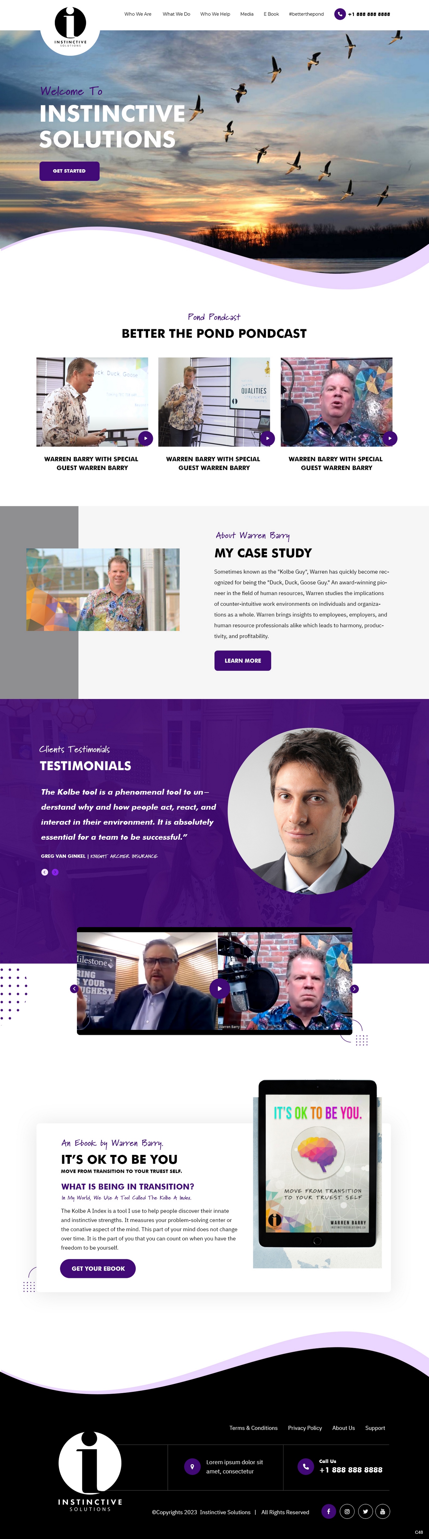 Web Design par pb pour Instinctive Solutions Inc. | Design #30522282