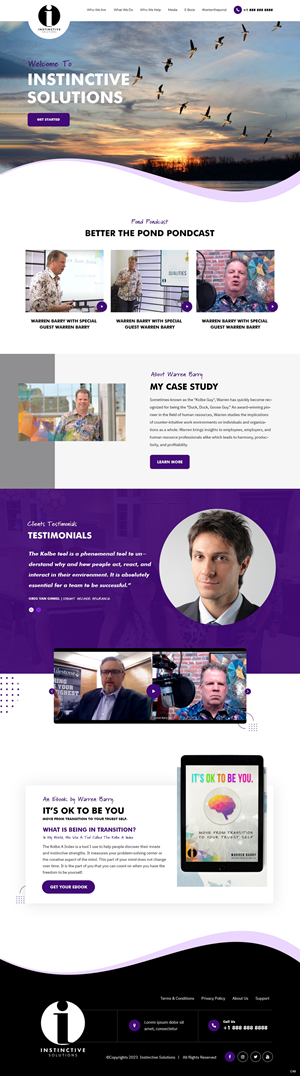 Web Design par pb pour Instinctive Solutions Inc. | Design : #30522282