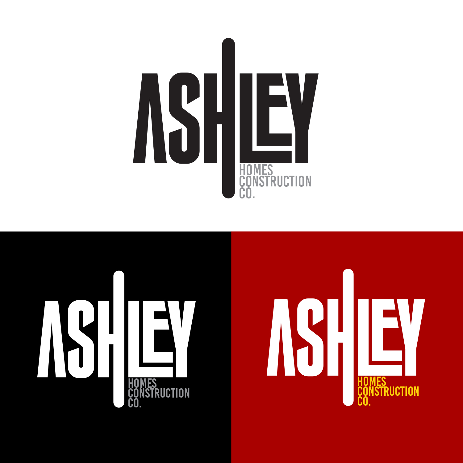 Logo Design by artheirz for Ashley Homes Construction Co LLC | Design #30489670