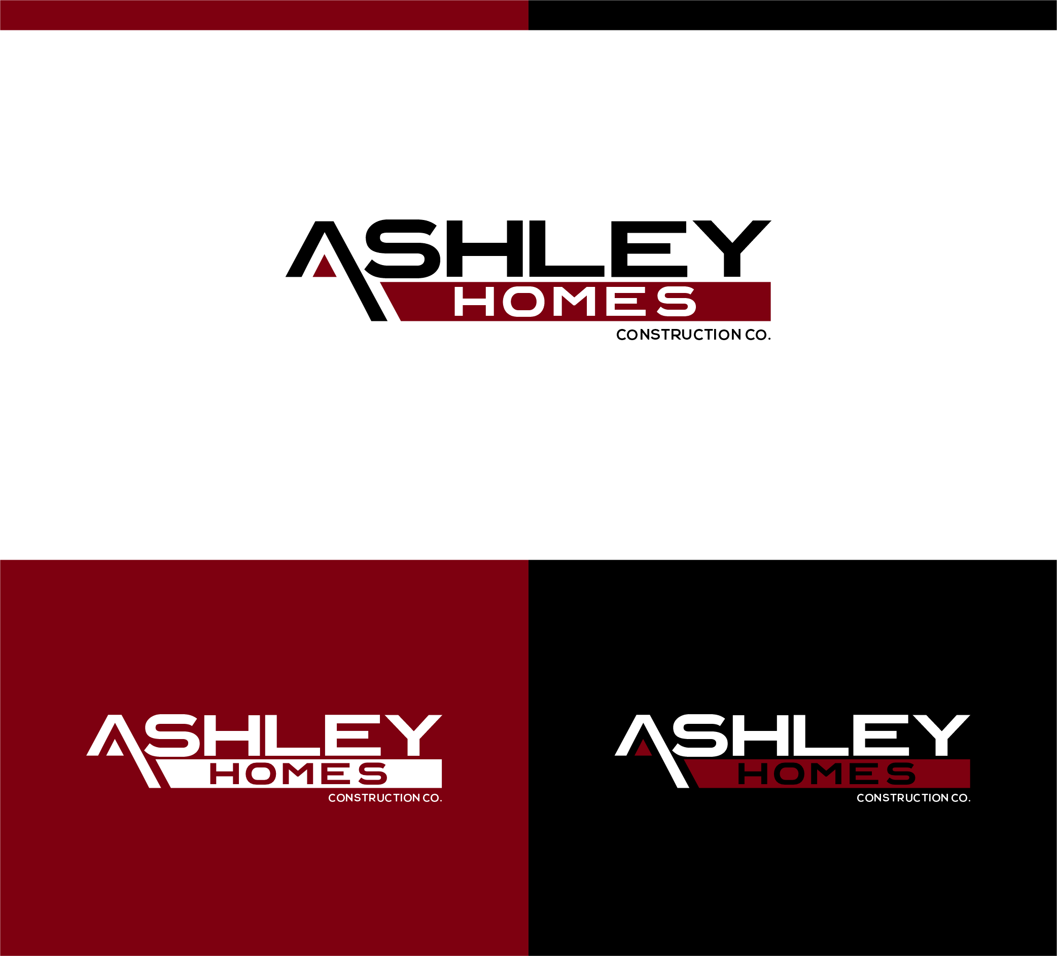 Logo Design by Jose Loaiza for Ashley Homes Construction Co LLC | Design #30497088