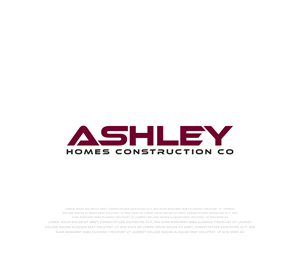 Design de Logo par mehedi.h pour Ashley Homes Construction Co LLC | Design : #30485649