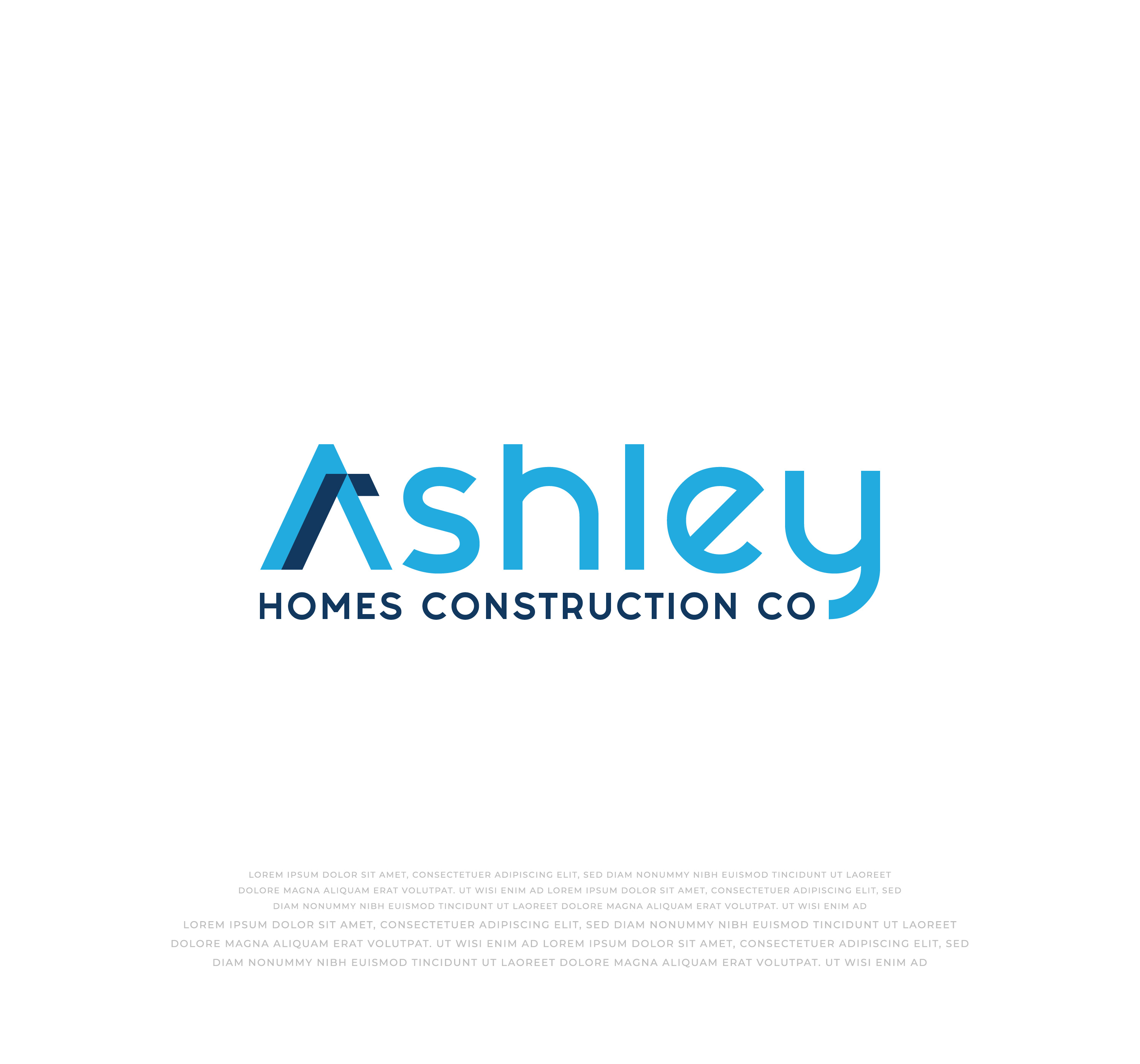 Logo Design by mehedi.h for Ashley Homes Construction Co LLC | Design #30485679