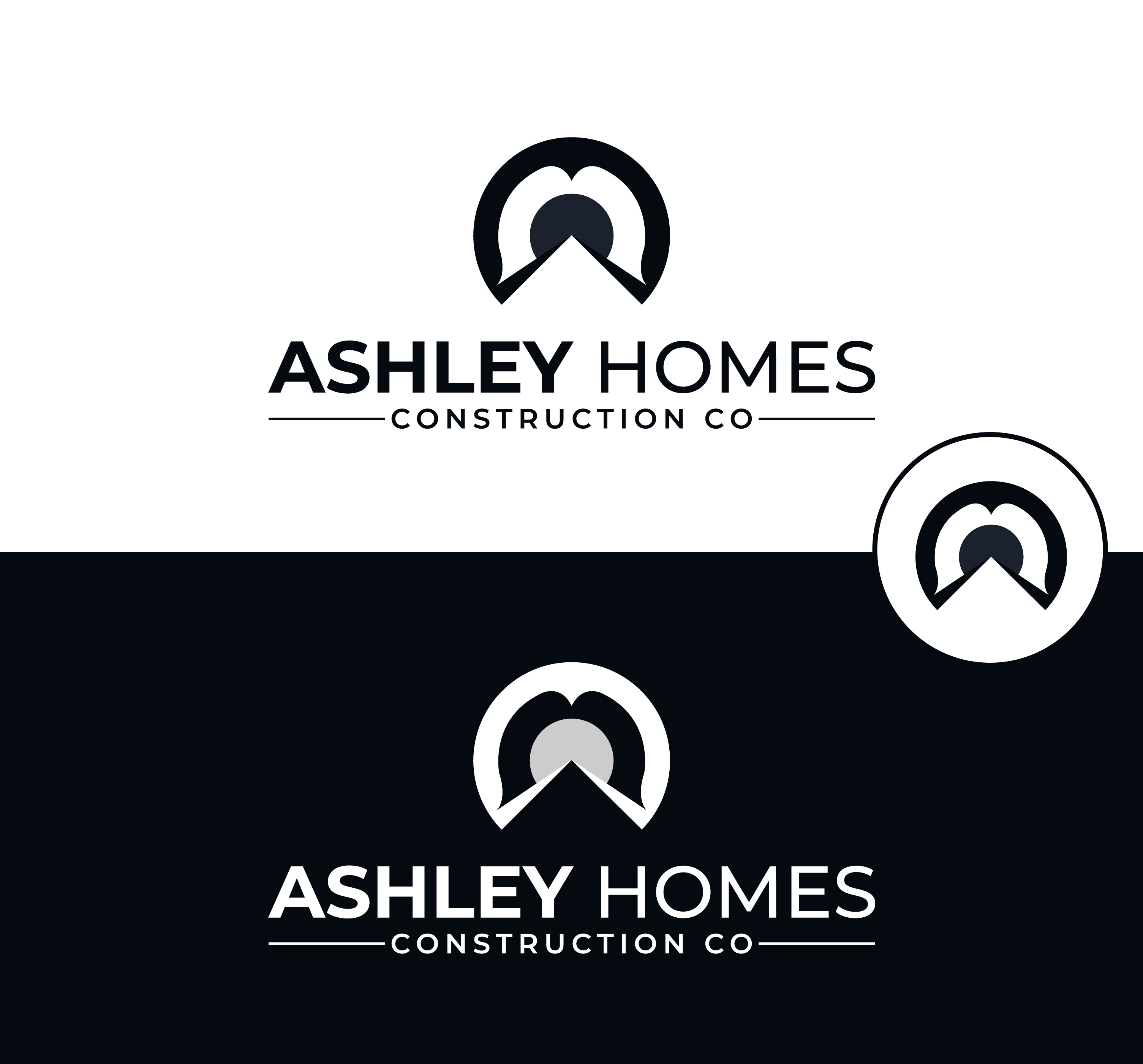 Logo Design by mehedi.h for Ashley Homes Construction Co LLC | Design #30485734