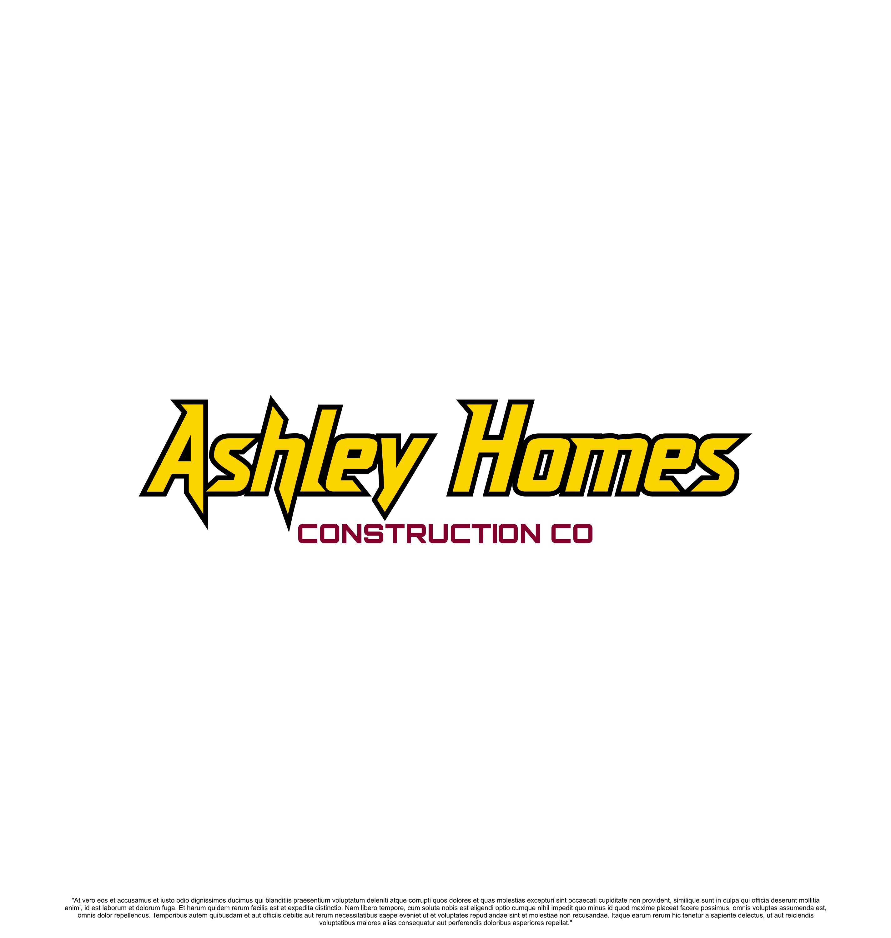 Design de Logo par saesean pour Ashley Homes Construction Co LLC | Design #30496130