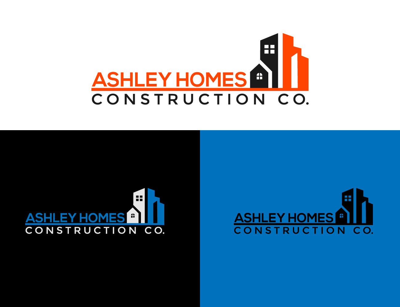 Logo Design by Logo24.com for Ashley Homes Construction Co LLC | Design #30484567