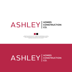 Logo Design by Afsan Brandify for Ashley Homes Construction Co LLC | Design: #30495571