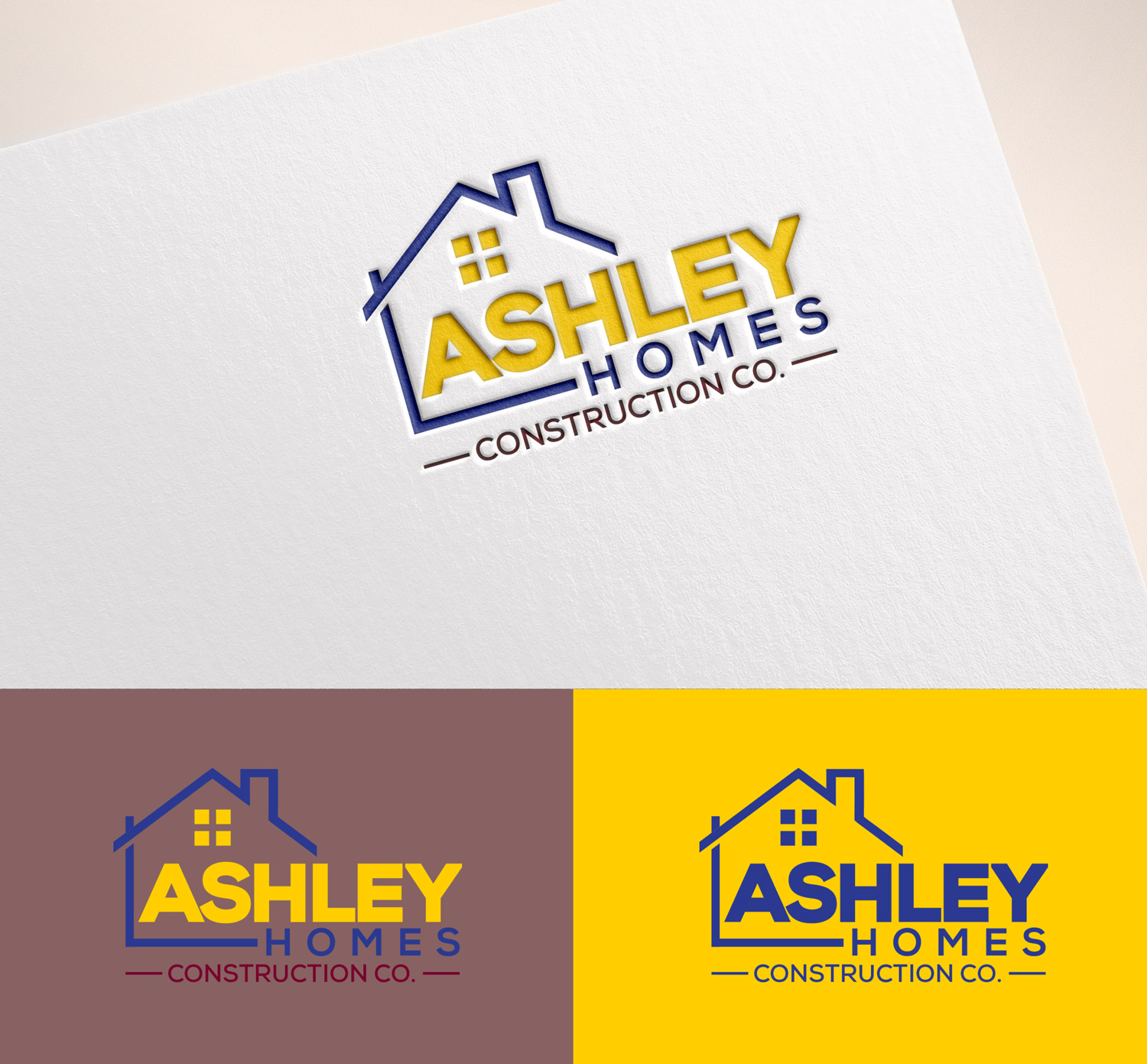Logo Design by M Art & Design for Ashley Homes Construction Co LLC | Design #30484014