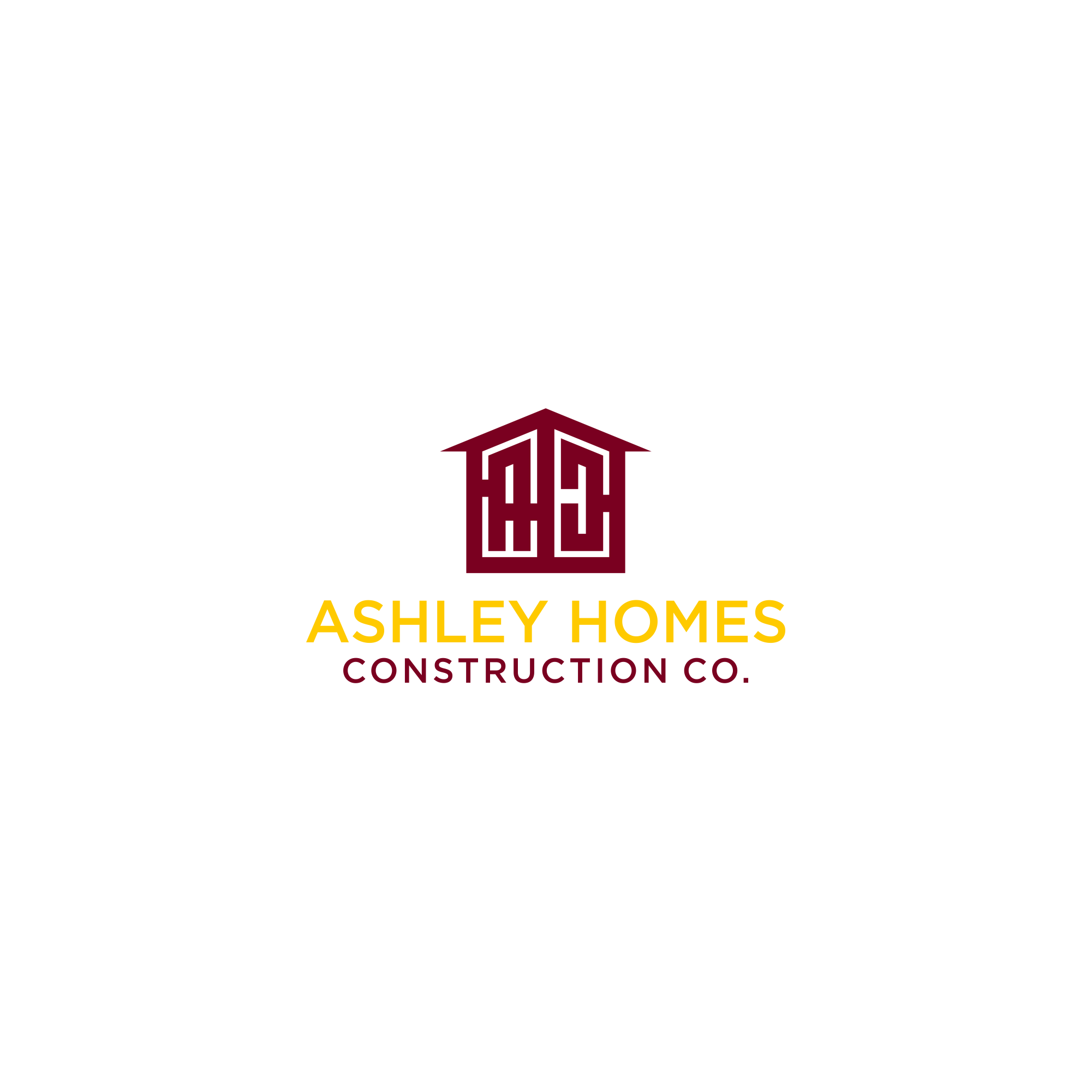 Logo Design by B.O_studio for Ashley Homes Construction Co LLC | Design #30489782
