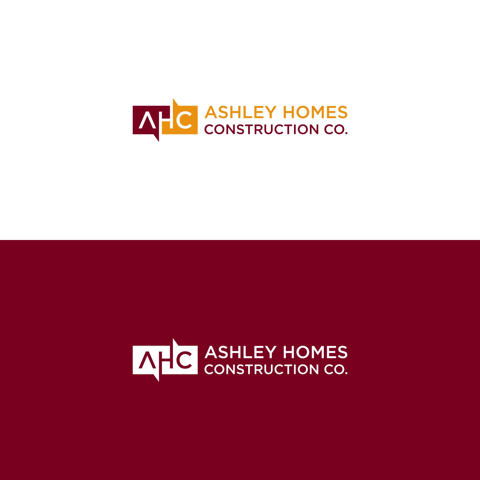 Logo Design by B.O_studio for Ashley Homes Construction Co LLC | Design #30496613