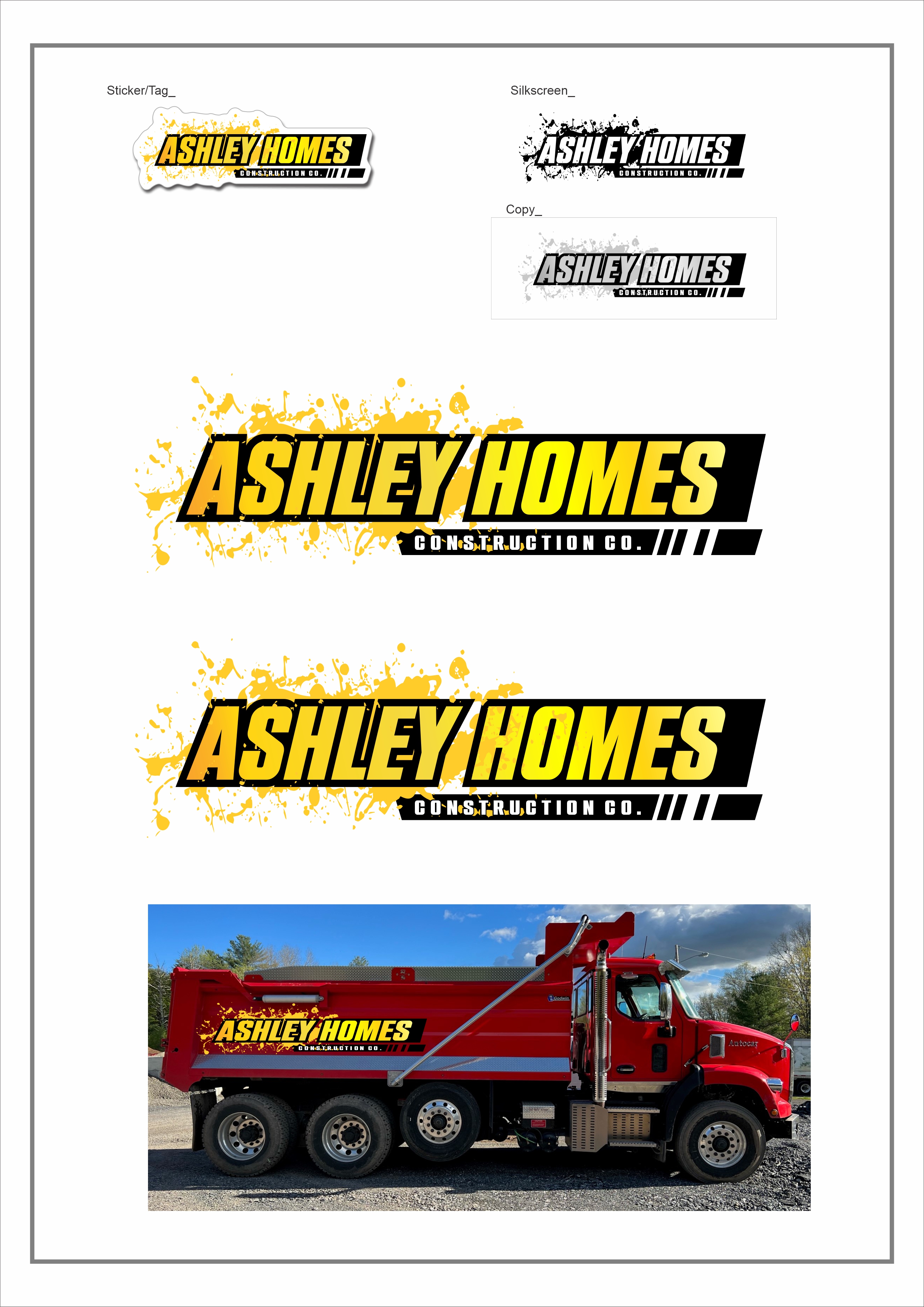 Logo-Design von ERICKADESIVOS für Ashley Homes Construction Co LLC | Design #30483954