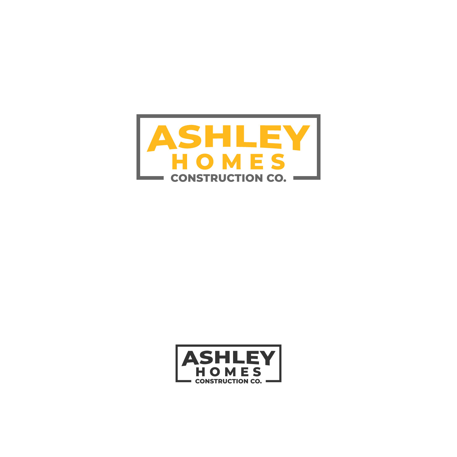 Diseño de Logo por Onerio para Ashley Homes Construction Co LLC | Diseño #30484392