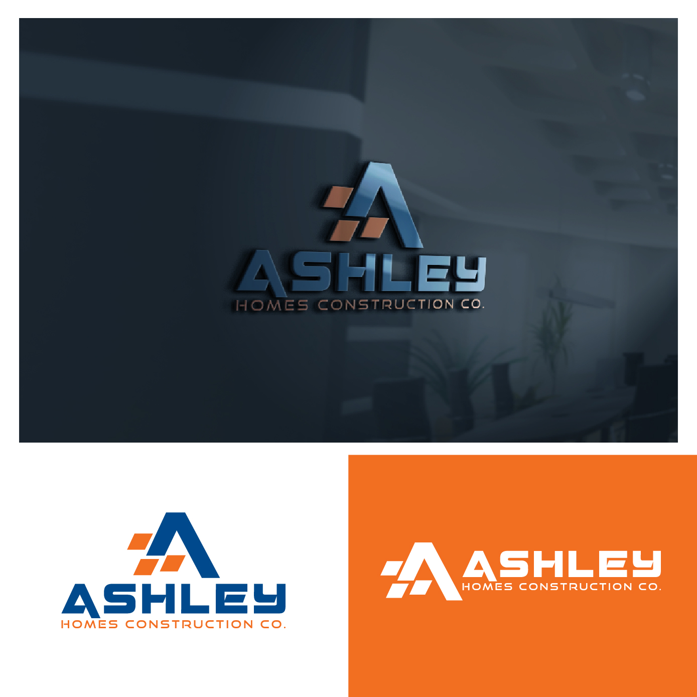 Logo Design by AL-BARAKAH for Ashley Homes Construction Co LLC | Design #30484013