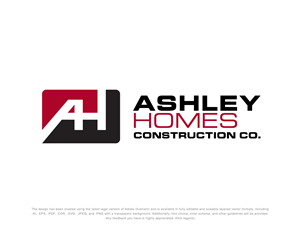 Logo Design by Wild Geek for Ashley Homes Construction Co LLC | Design: #30483856
