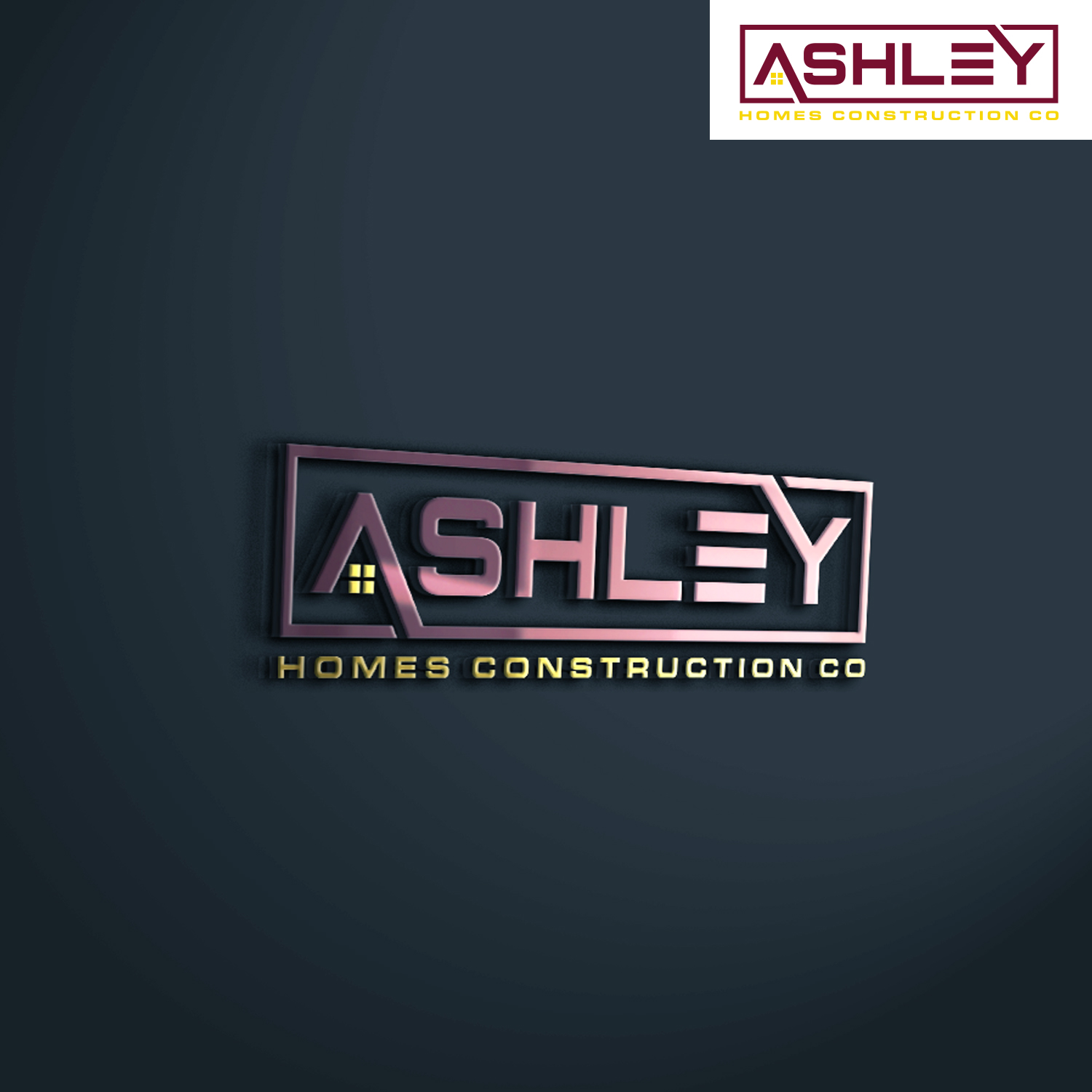 Logo Design by EnaGraph for Ashley Homes Construction Co LLC | Design #30491456
