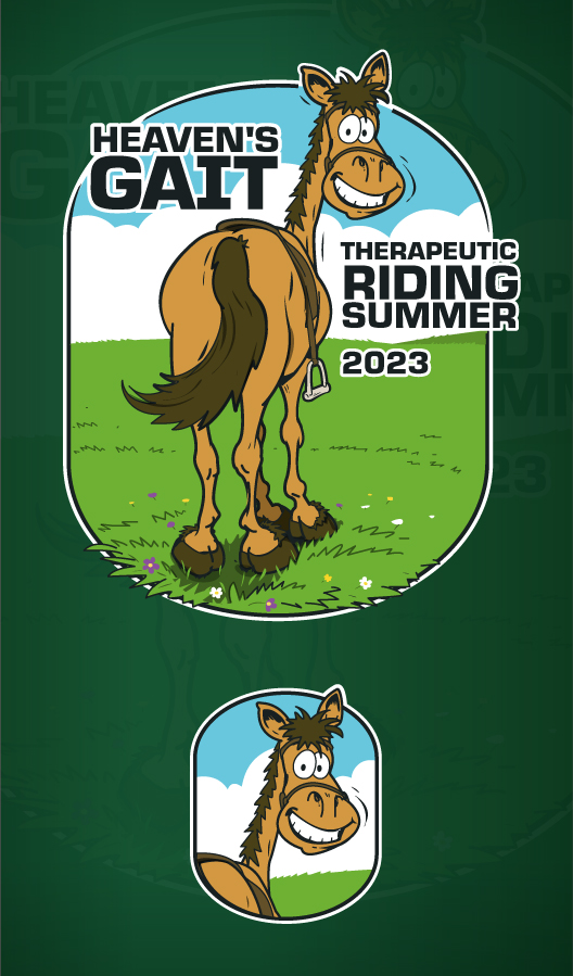 Design de T-shirt par Suprakash 3 pour Heaven's Gait Therapeutic Riding, Inc. | Design #30494719