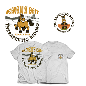 T-shirt Design by onze design for Heaven's Gait Therapeutic Riding, Inc. | Design #30497857