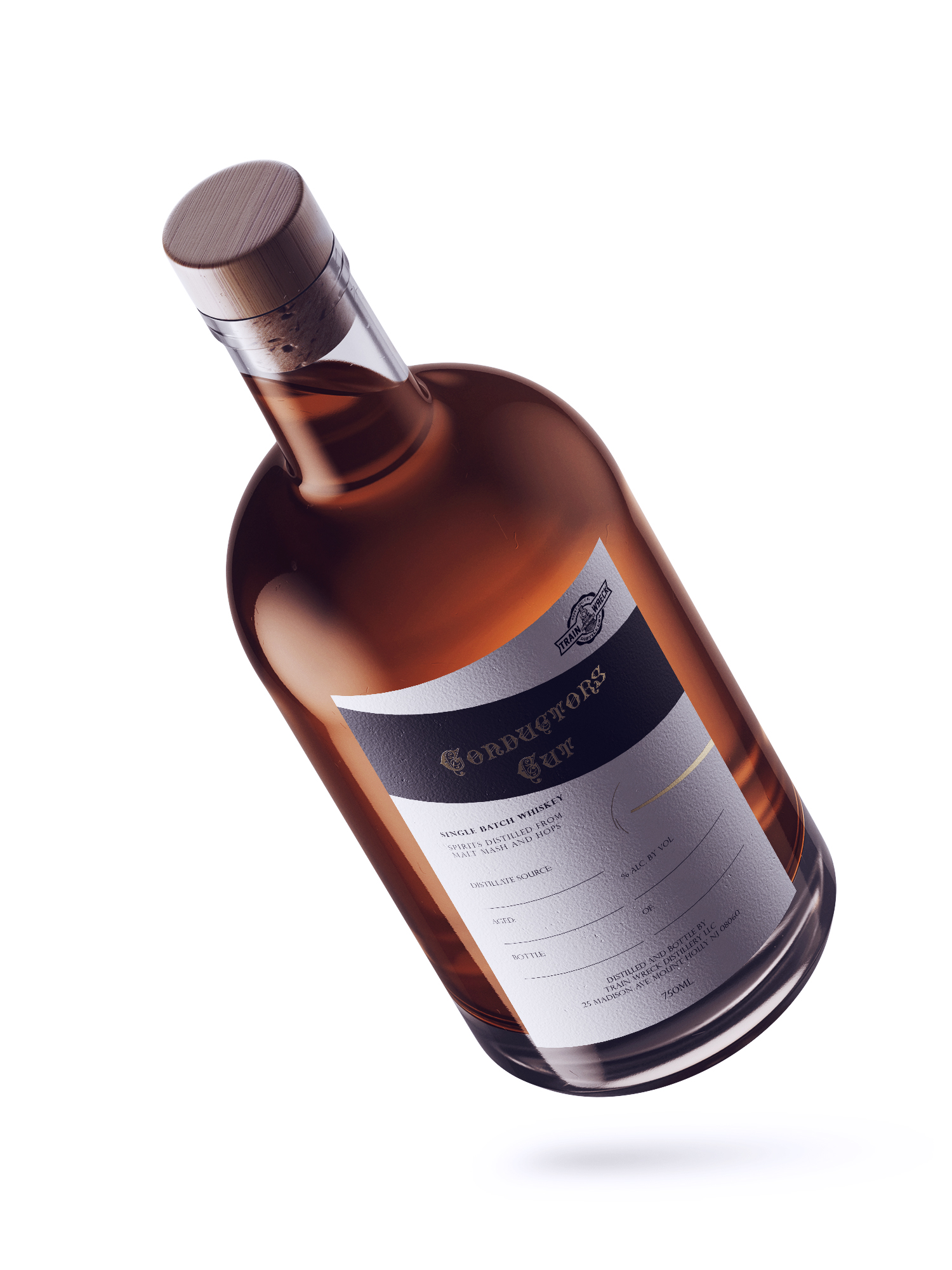 Design Emballage par Inaaina pour Train Wreck Distillery | Design #30501322