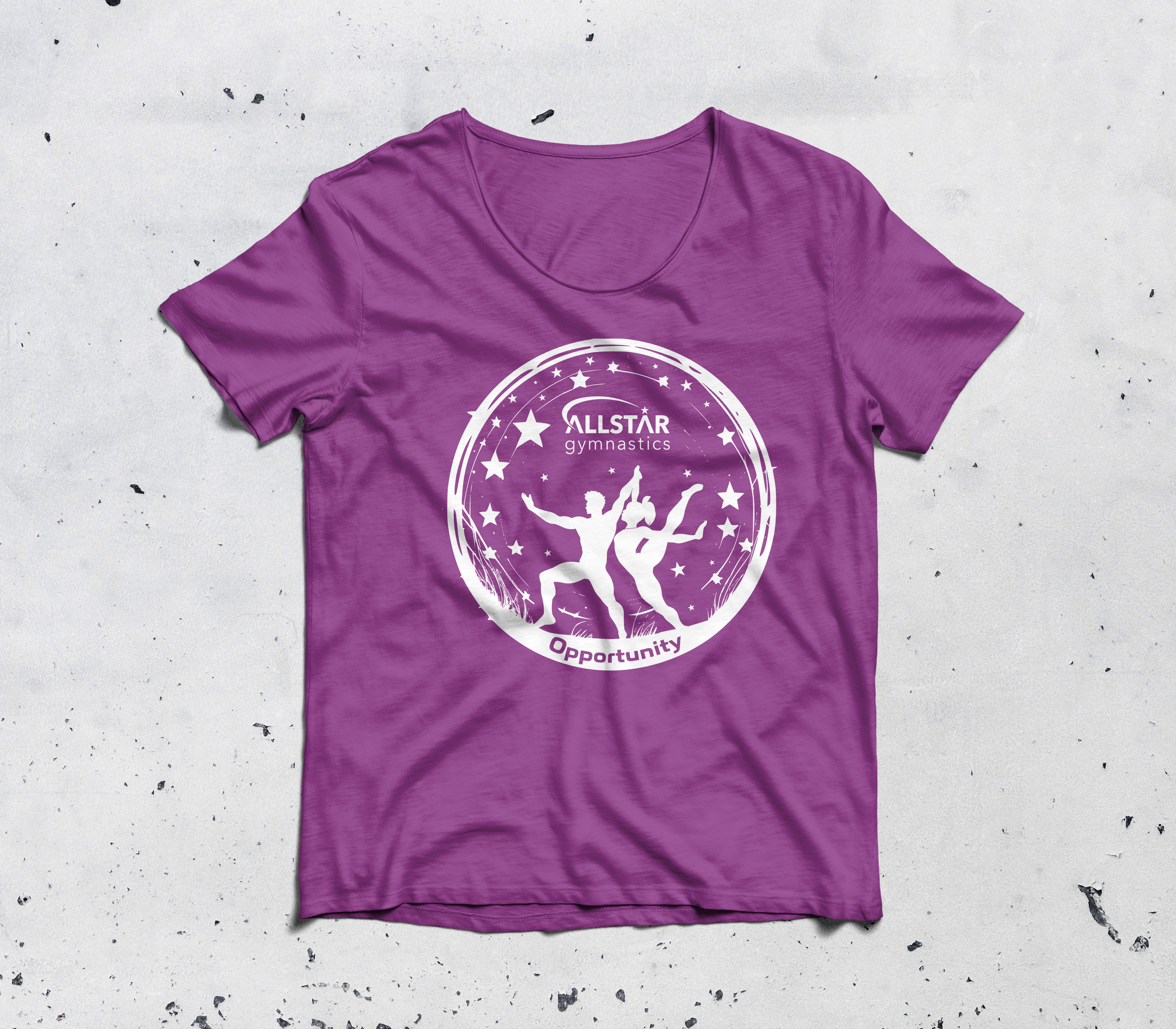 T-shirt Design by Foulanan Design for Allstar Gymnastics | Design #30538879