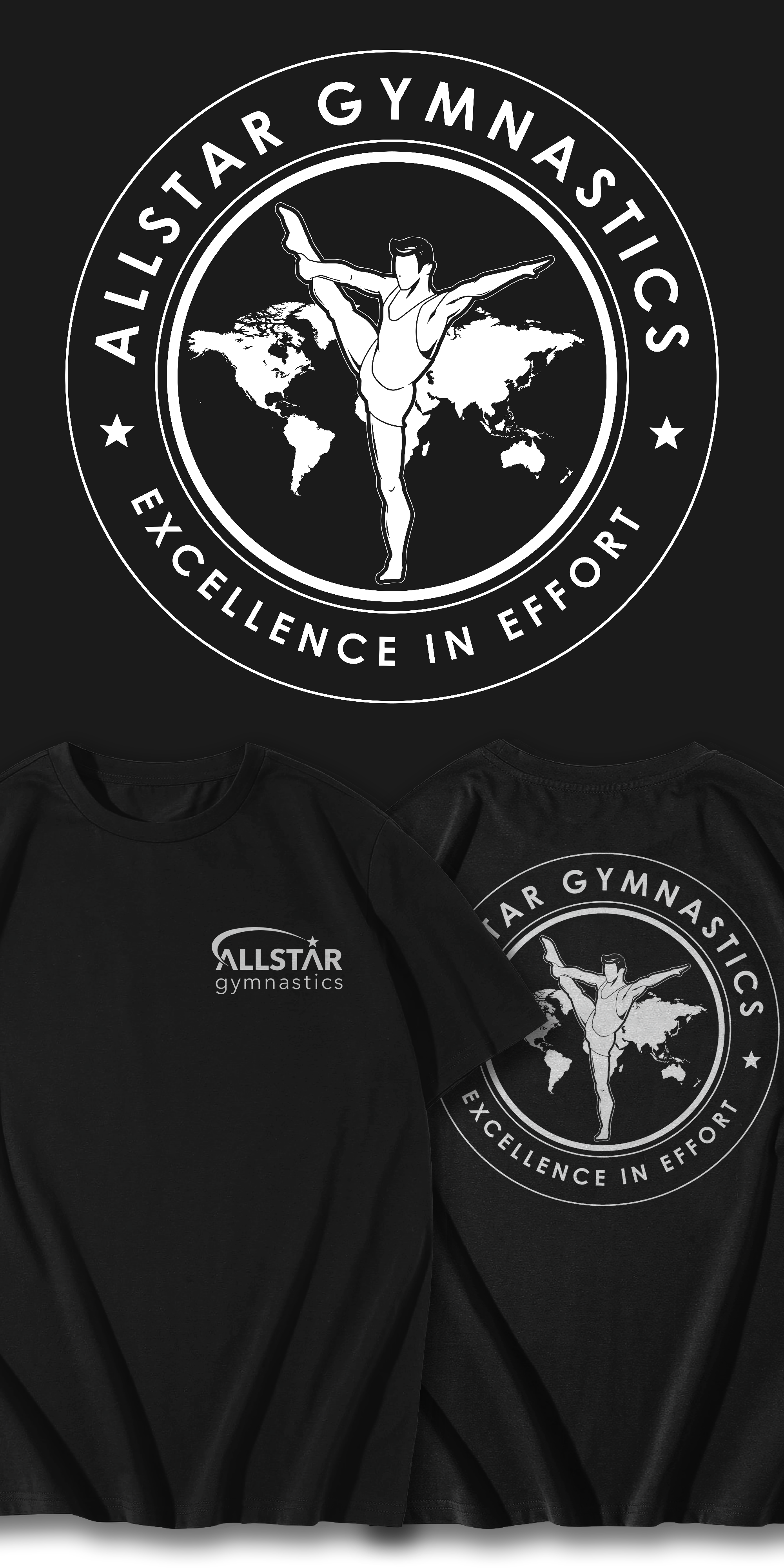 T-shirt Design by yudaarahman for Allstar Gymnastics | Design #30536151