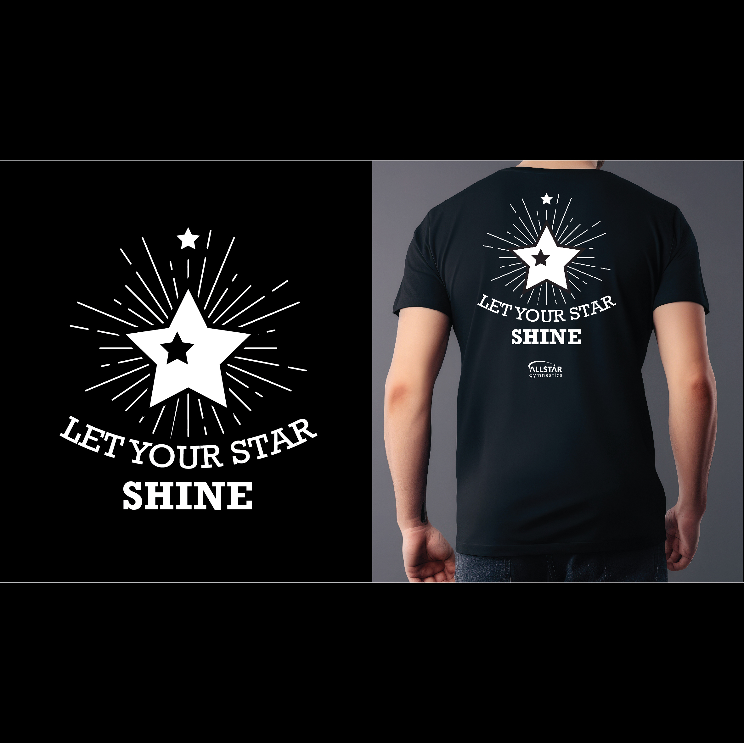 T-shirt Design by Pixel Rain for Allstar Gymnastics | Design: #30584314