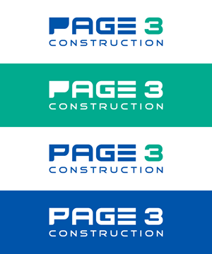 Logo-Design von Mr. Art für Page 3 Construction | Design: #30523007