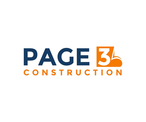 Logo Design by Thati Designs for Page 3 Construction | Design: #30501150