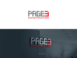 Logo Design by 439 Creations for Page 3 Construction | Design: #30525272