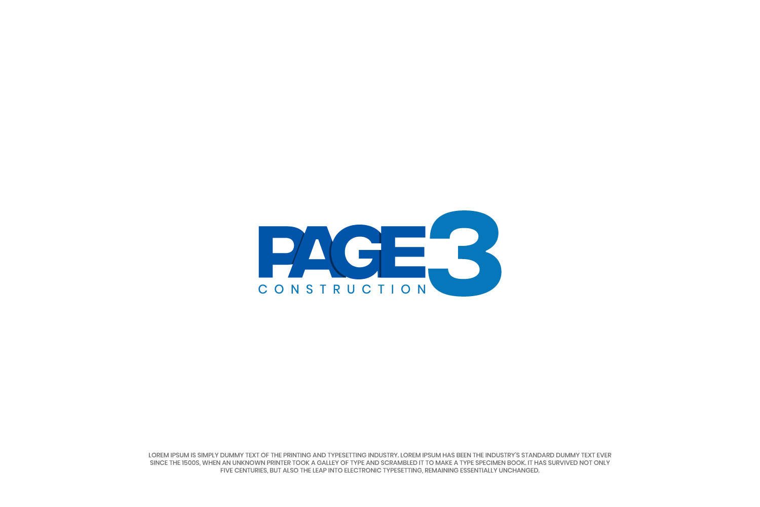 Design de Logo par Zobi_Designs pour Page 3 Construction | Design #30513884