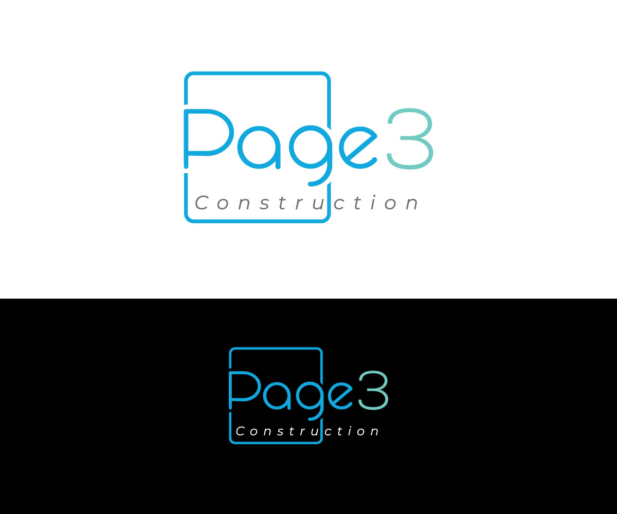 Logo-Design von RaKu 2 für Page 3 Construction | Design #30535122