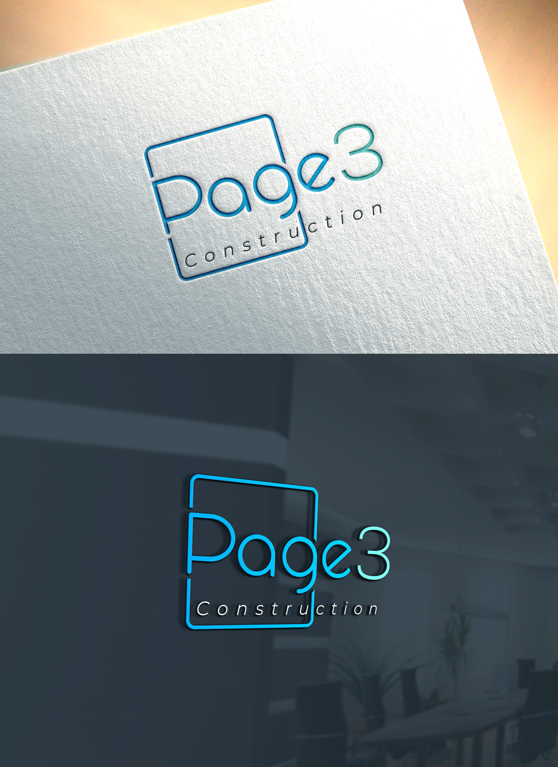 Design de Logo par RaKu 2 pour Page 3 Construction | Design #30541400