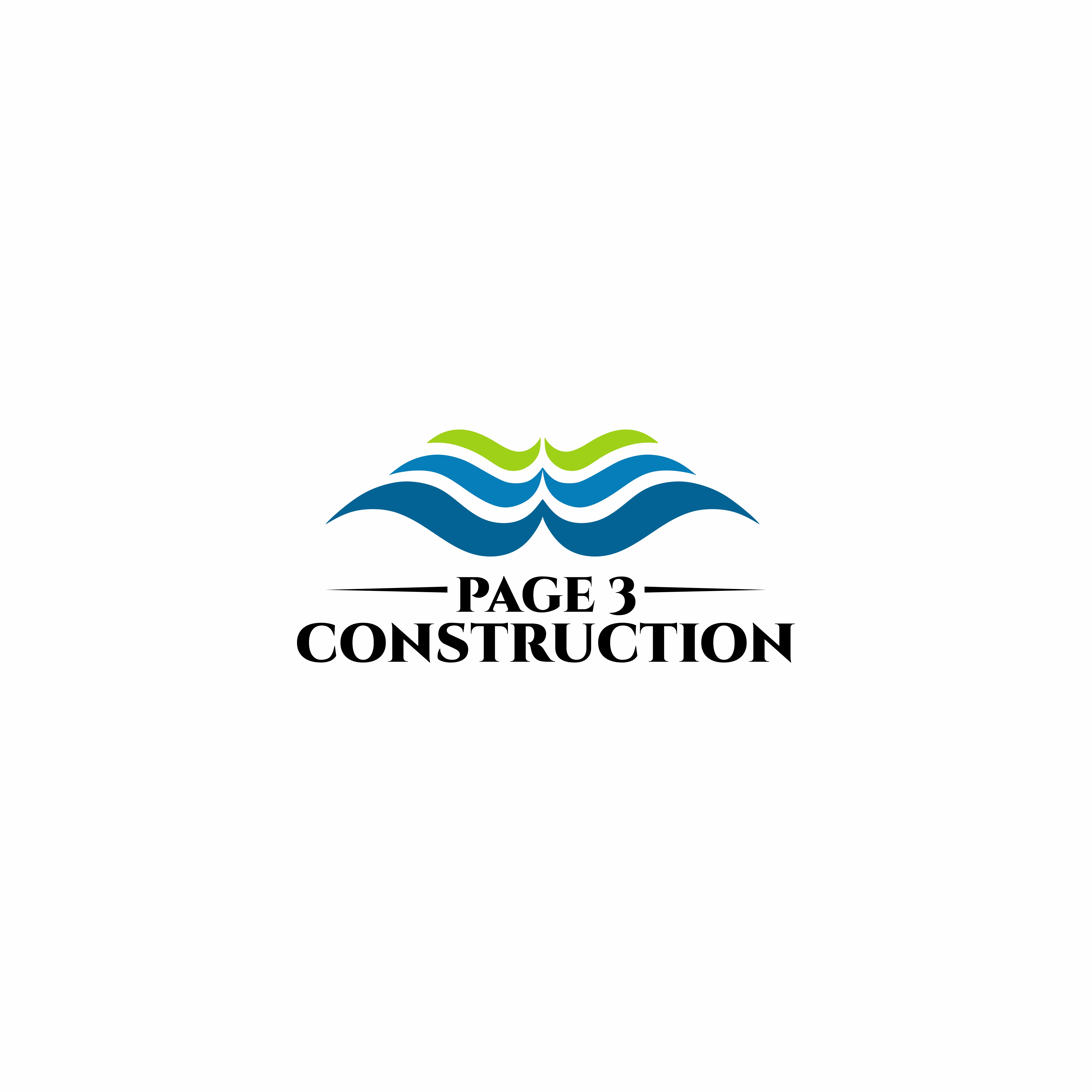 Logo Design by enka94 for Page 3 Construction | Design #30507168