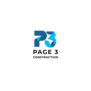 Logo Design by MycroDesigns for Page 3 Construction | Design: #30498563