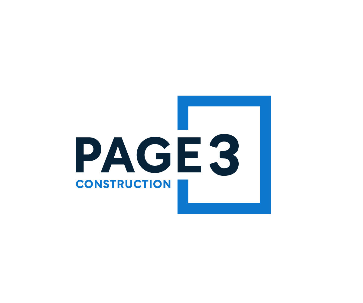 Logo-Design von Rey.Art für Page 3 Construction | Design #30513602