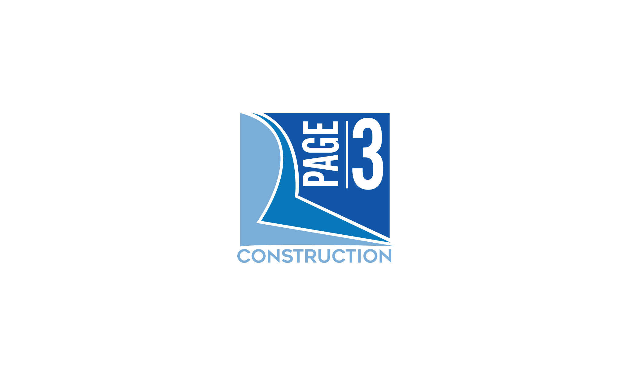 Logo Design by creativepoint for Page 3 Construction | Design #30519194
